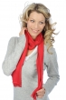 Cashmere & Zijde dames kasjmier sjaals scarva rood 170x25cm